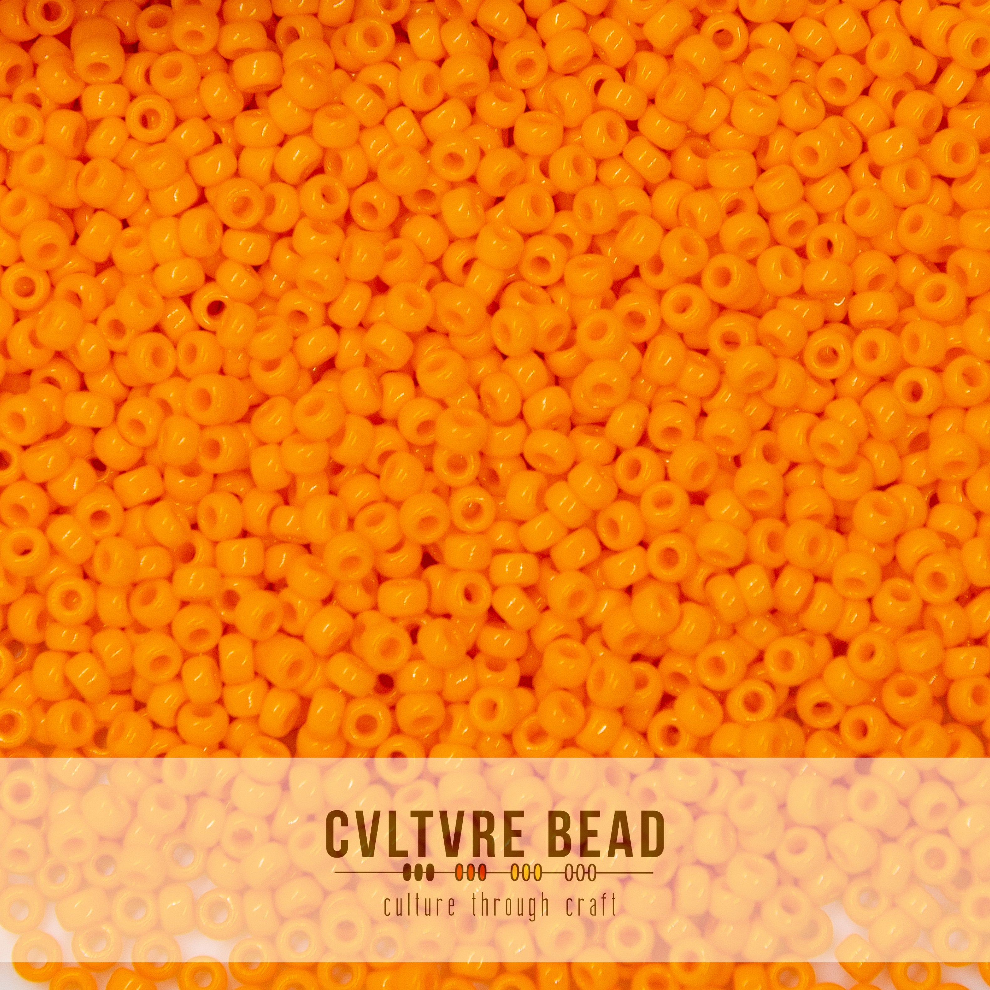 11/0 Opaque Lt. Orange - 23g - Miyuki Seed Bead